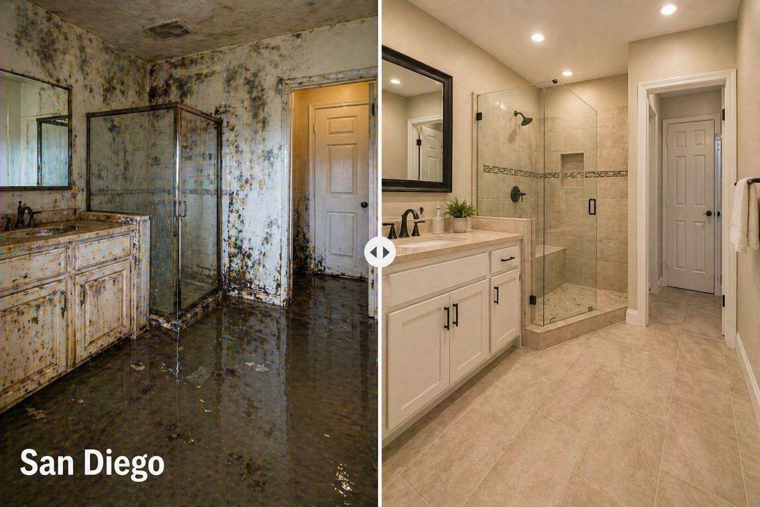 San Diego, CA water damage